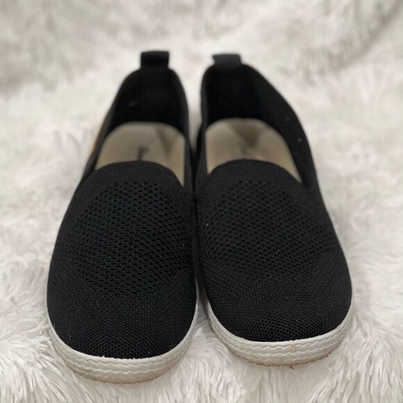 Tommy Bahama Black Slip On Knit Sneakers Memory Foam Loafers Womens Size 7.5 - Picture 2 of 8